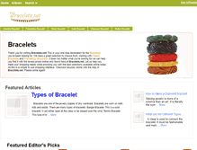 Tablet Screenshot of bracelets.net